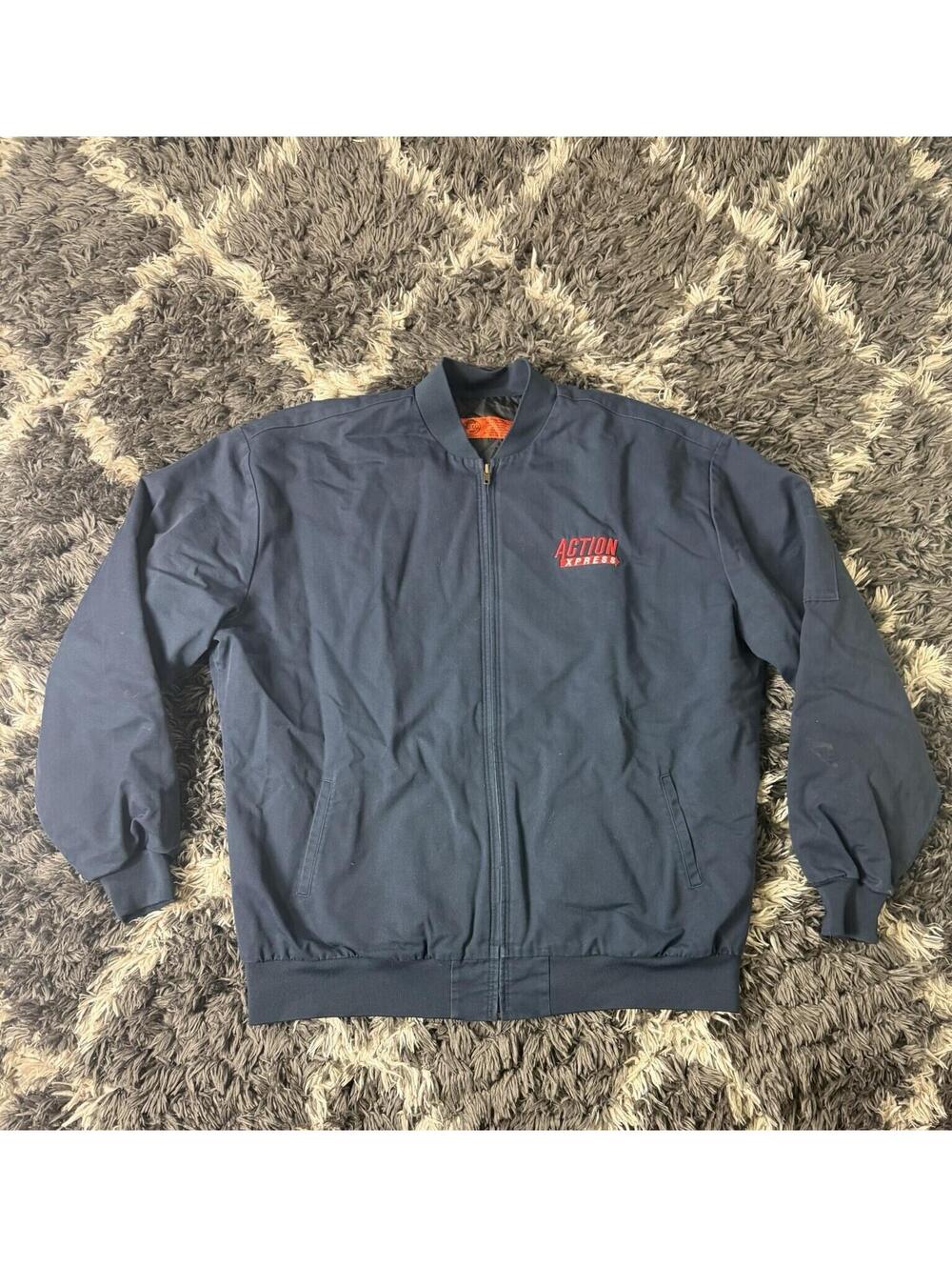 Vintage 90s Red Kap Jacket Men’s XXL Blue Coat Full Zip Work Wear Outdoor